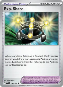 Pokémon-Karte Exp. Share 174/198