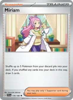 Pokémon-Karte Miriam 179/198