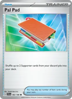 Pokémon-Karte Pal Pad 182/198