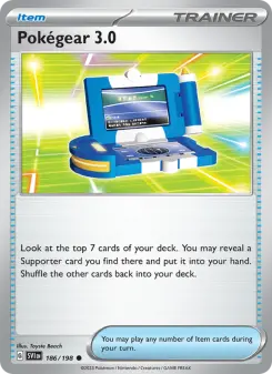Pokémon-Karte Pokégear 3.0 186/198