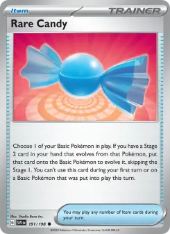 Pokémon-Karte Rare Candy 191/198