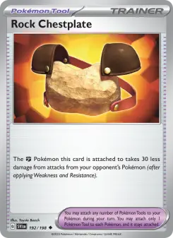 Pokémon-Karte Rock Chestplate 192/198