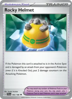 Pokémon-Karte Rocky Helmet 193/198