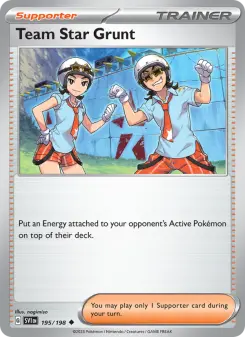 Pokémon-Karte Team Star Grunt 195/198