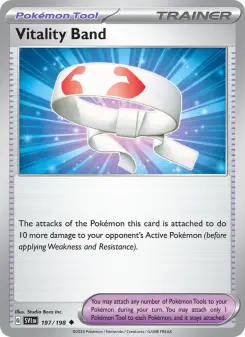 Pokémon-Karte Vitality Band 197/198