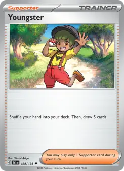 Pokémon-Karte Youngster 198/198