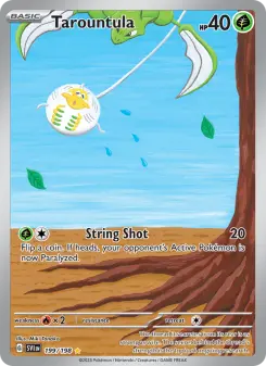 Pokémon-Karte Tarountula 199/198