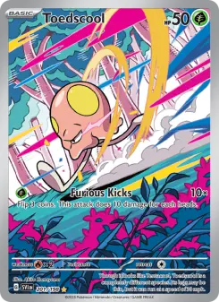 Pokémon-Karte Toedscool 201/198