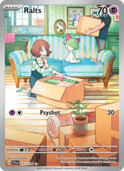 Pokémon-Karte Ralts 211/198