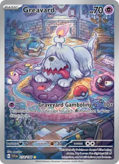 Pokémon-Karte Greavard 214/198