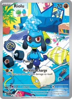 Pokémon-Karte Riolu 215/198