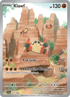 Pokémon-Karte Klawf 217/198