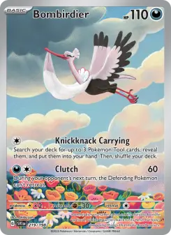 Pokémon-Karte Bombirdier 219/198