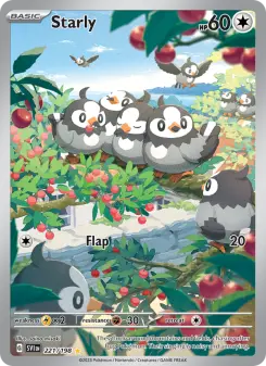 Pokémon-Karte Starly 221/198