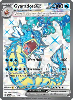 Pokémon-Karte Gyarados ex 225/198