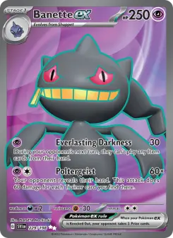 Pokémon-Karte Banette ex 229/198