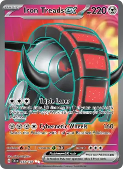 Pokémon-Karte Iron Treads ex 233/198