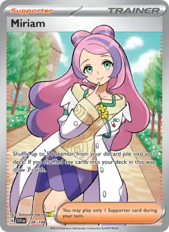 Pokémon-Karte Miriam 238/198