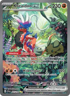 Pokémon-Karte Koraidon ex 247/198