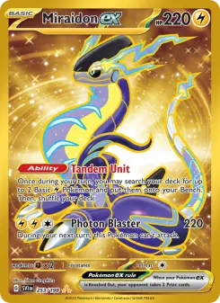 Pokémon-Karte Miraidon ex 253/198