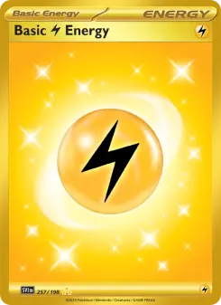 Pokémon-Karte Basic Lightning Energy 257/198