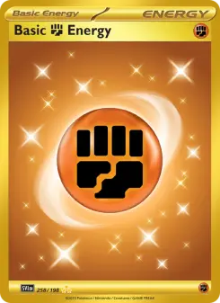 Pokémon-Karte Basic Fighting Energy 258/198