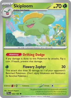 Pokémon-Karte Skiploom 002/193