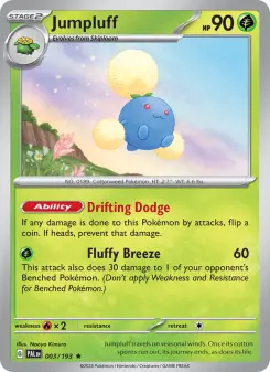 Pokémon-Karte Jumpluff 003/193