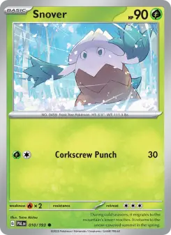 Pokémon-Karte Snover 010/193