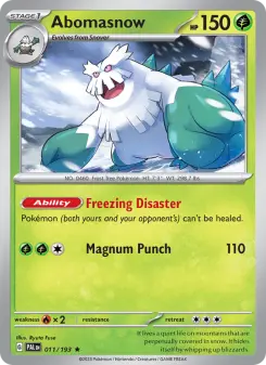 Pokémon-Karte Abomasnow 011/193