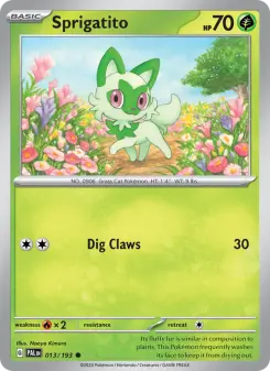 Pokémon-Karte Sprigatito 013/193