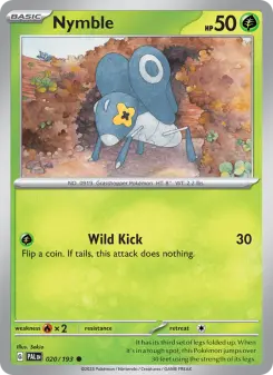 Pokémon-Karte Nymble 020/193