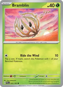 Pokémon-Karte Bramblin 022/193