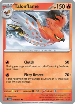 Pokémon-Karte Talonflame 030/193