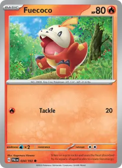 Pokémon-Karte Fuecoco 034/193