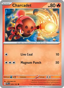 Pokémon-Karte Charcadet 039/193