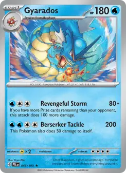 Pokémon-Karte Gyarados 043/193