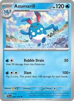 Pokémon-Karte Azumarill 045/193