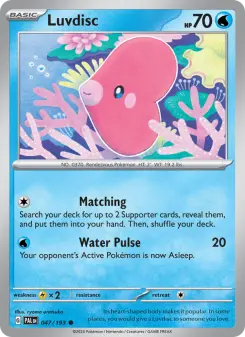 Pokémon-Karte Luvdisc 047/193