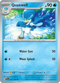 Pokémon-Karte Quaxwell 051/193