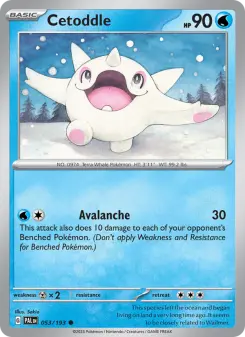 Pokémon-Karte Cetoddle 053/193