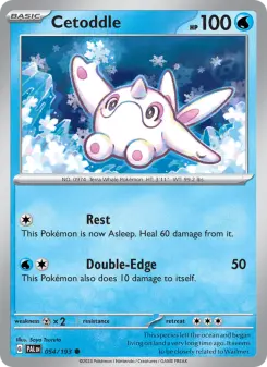 Pokémon-Karte Cetoddle 054/193