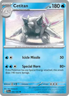 Pokémon-Karte Cetitan 055/193