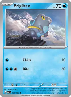 Pokémon-Karte Frigibax 058/193
