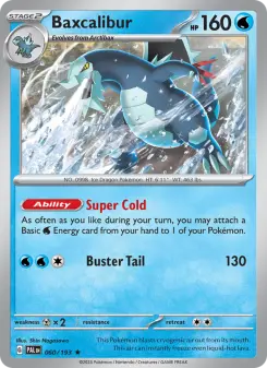 Pokémon-Karte Baxcalibur 060/193