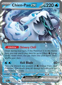 Pokémon-Karte Chien-Pao ex 061/193