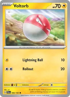 Pokémon-Karte Voltorb 066/193