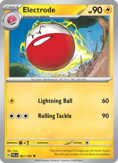Pokémon-Karte Electrode 067/193