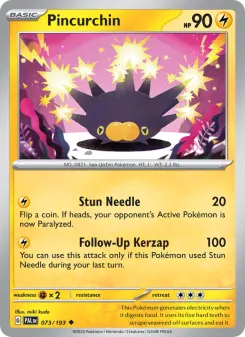 Pokémon-Karte Pincurchin 073/193
