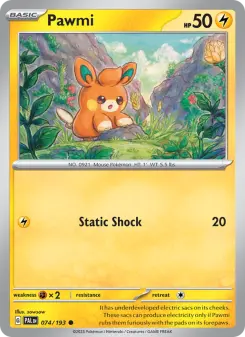 Pokémon-Karte Pawmi 074/193